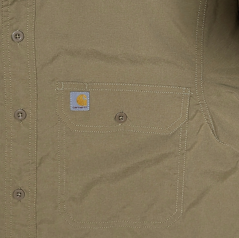 Carhartt Force Lightweight Button Down Work Shirt… - image 8